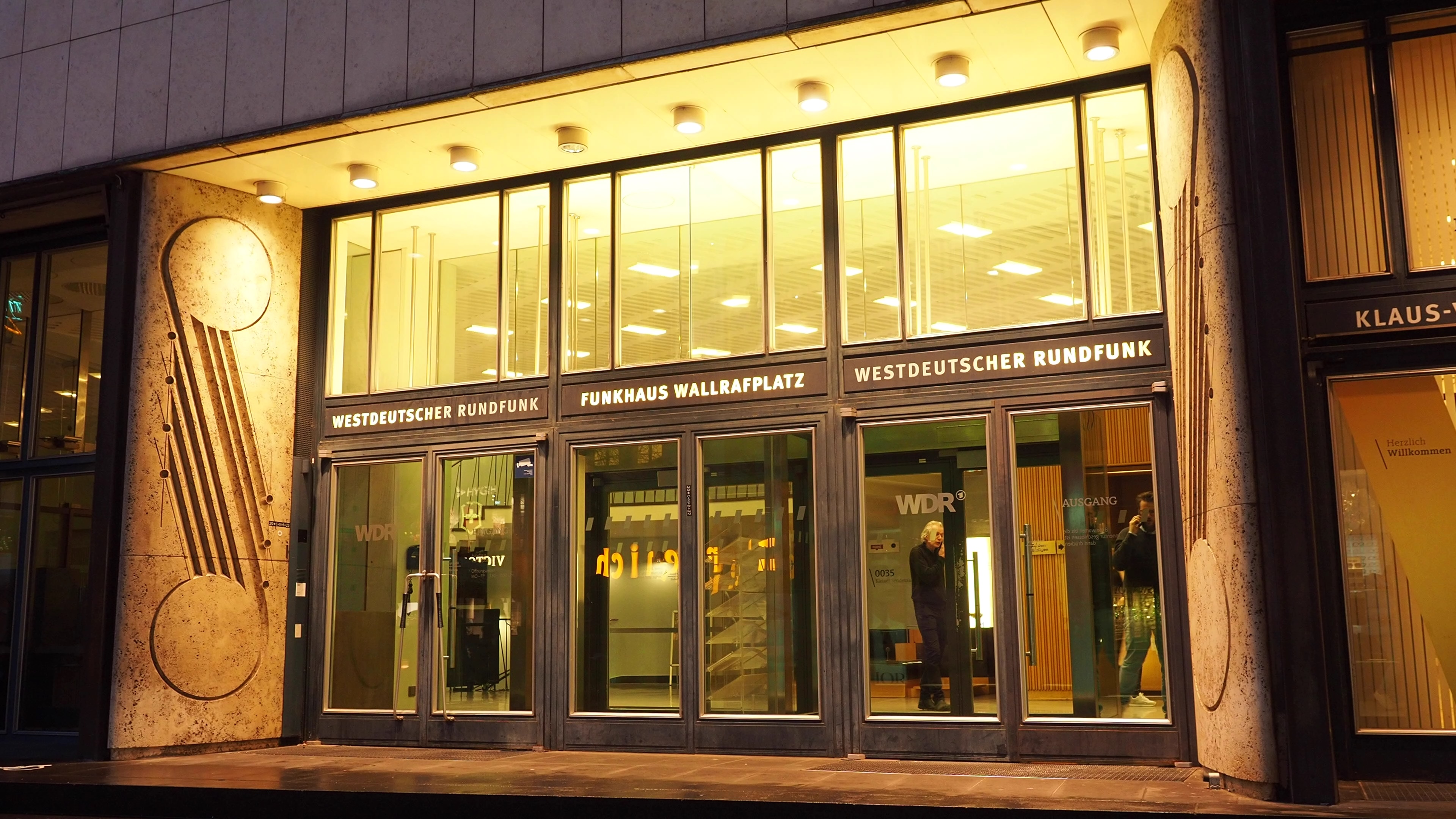 The Entrance to the WDR Funkhaus Wallrafplatz