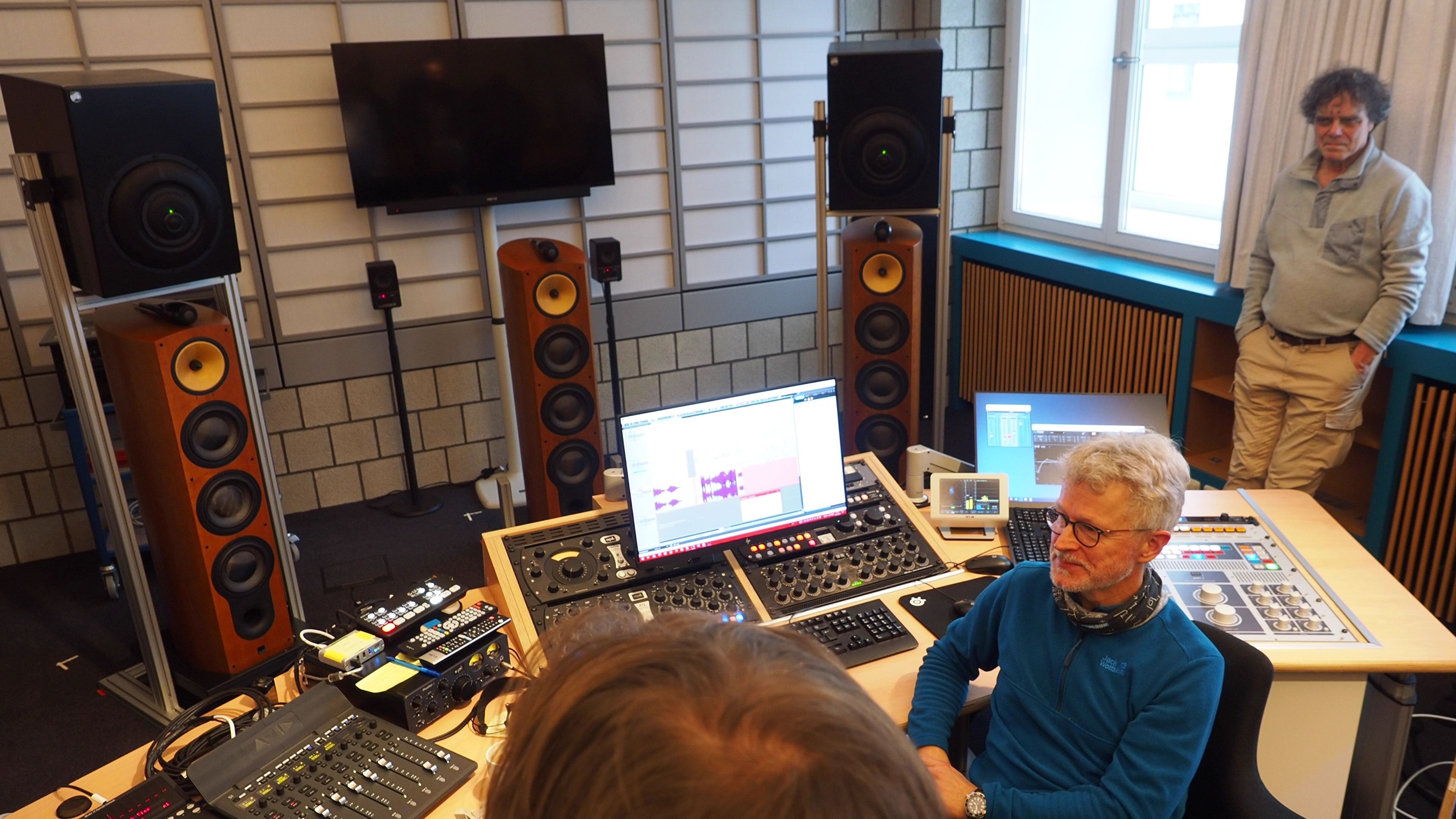 Das Mastering- und Restaurationsstudio.