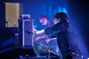 Mario Schönhofer (Ströme), hier bei der Get- together-Party der tmt31, wird die Connecting Audio Night musikalisch gestalten