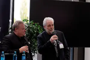 Niels Reckziegel und Ulli Schiller der VDT-Regionalgruppe Frankfurt