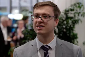 Gute Vorbereitung ist alles: Sebastian Müller, technischer Leiter der tmt33, konnte ganz entspannt bei der Eröffnungsfeier dabei sein.