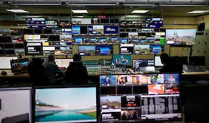 Blick in die Sendeabwicklung von RTL Aktuell