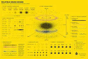 3D-Raum-Modell: Ausdehnung, Position und Präsenz des Klangkörpers im ‚Full Body ­ Exposed‘-Zustand. WildField-Designvorlage.